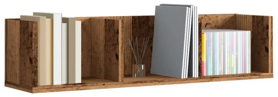 Wandregal 75 x 18 x 18 cm Braun