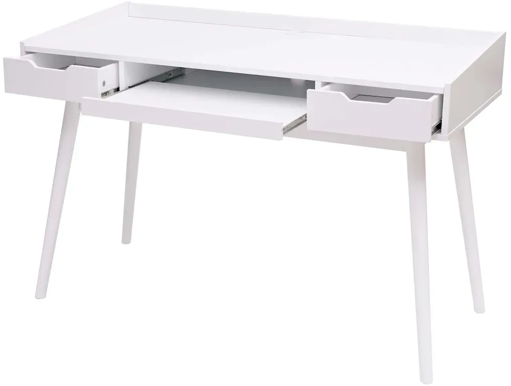Schreibtisch HWC-A70b Weiß