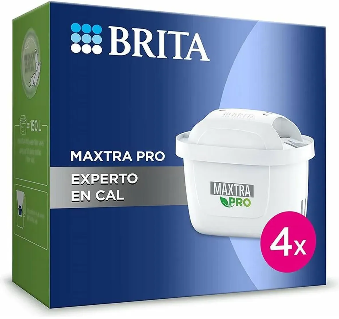 Pack de 4 filtros de agua Maxtra Pro, antical (blanco) - BRITA