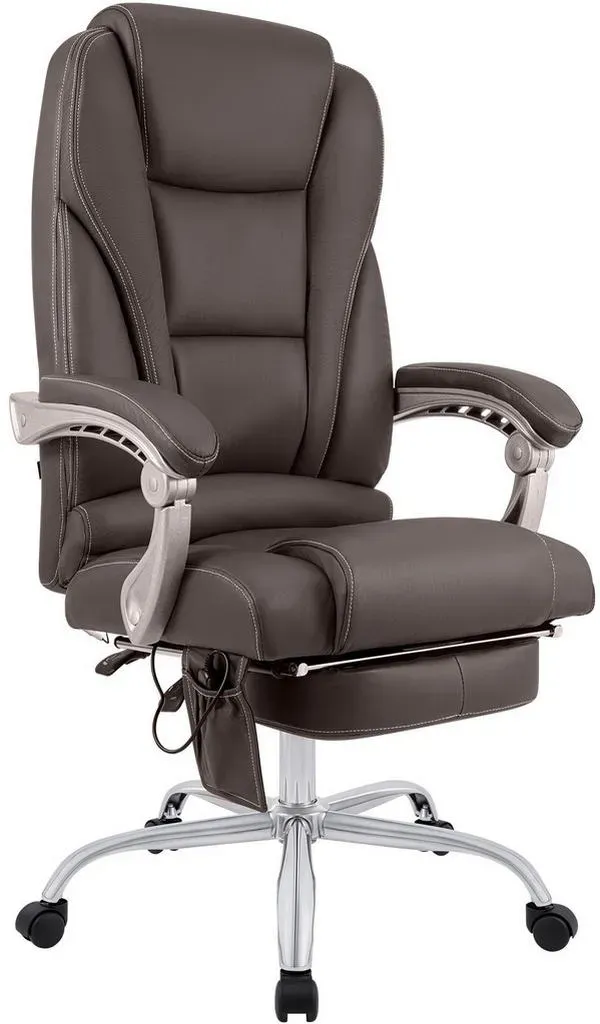 Pacific Echtleder mit Massagefunktion braun