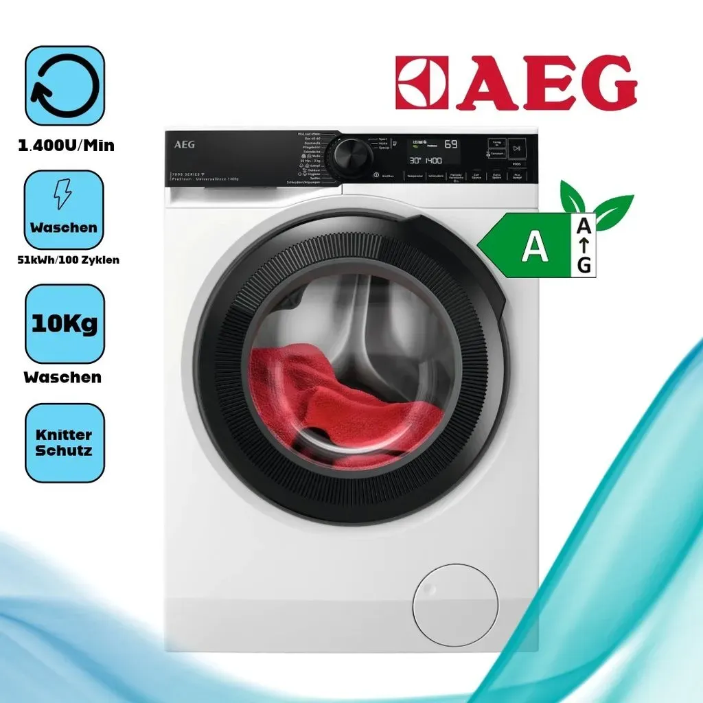 LR7E75400 Waschmaschine (10 kg, 1400 U/min)