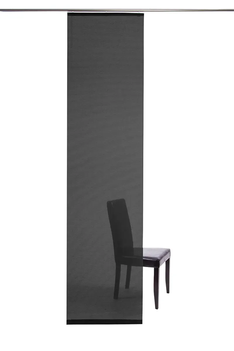 Manhattan Schiebegardine Paneelwagen 60 x 245 cm Schwarz 1 Stk.