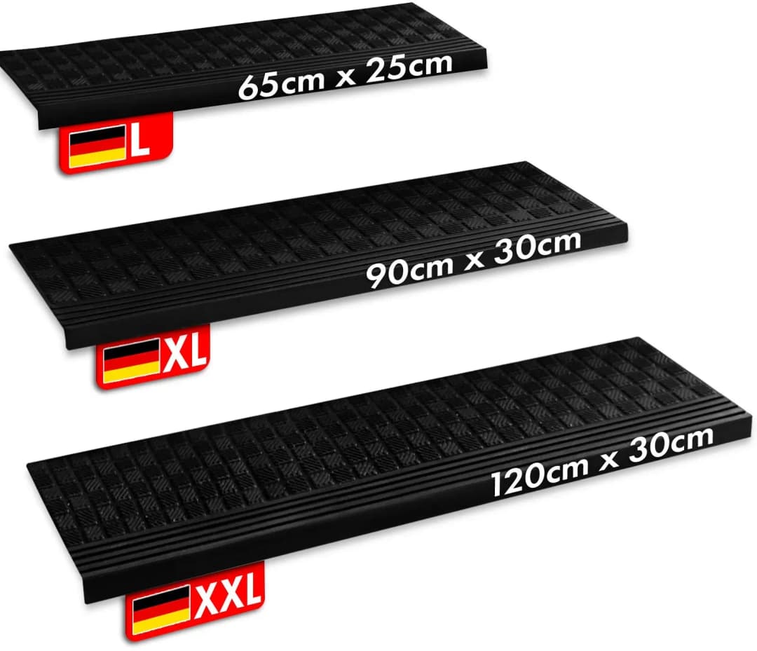 Gummi-Stufenmatten für außen Diamond 30 x 90 cm
