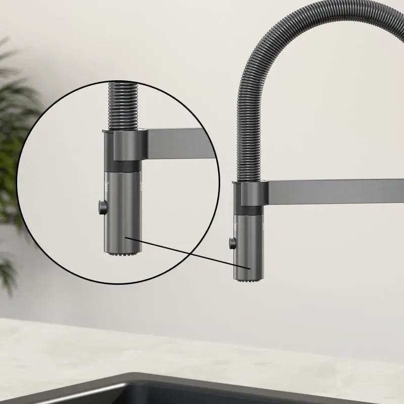 Steel Expert Einhebel-Küchenarmatur Anthracite