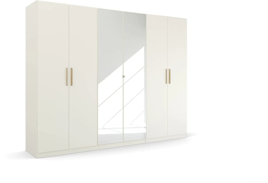 Drehtürenschrank Skandi by Quadra Spin 271 x 210 x 54 cm Weiß