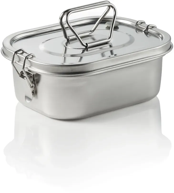 Frischhaltedose grau 18 x 14,5 x 7,3 cm 1,7 l