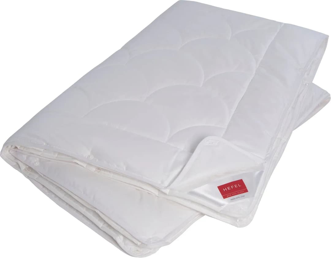 4-Jahreszeitenbett HEFEL "Edition 101, Bettdecke für Sommer und Winter", weiß, B:155cm L:200cm, Bezug: 100% Baumwolle. Füllung: 100% Lyocell (TENCELTM), Bettdecken, Bettdecke in 135x200 cm, 155x220 cm und weiteren Größen