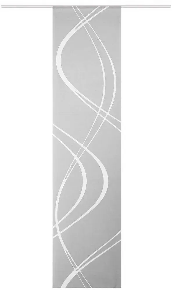 Tiberio Schiebevorhang Paneelwagen 60 x 245 cm Grau