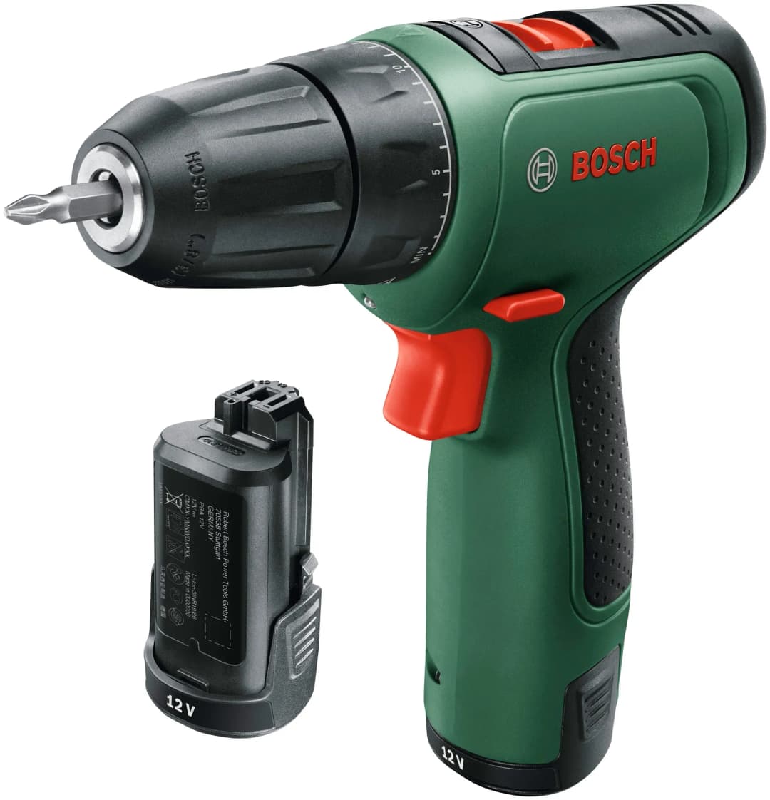 Bosch EasyDrill 1200 Perceuse-visseuse 2 vitesses sans-fil, 2 batteries 06039D3007