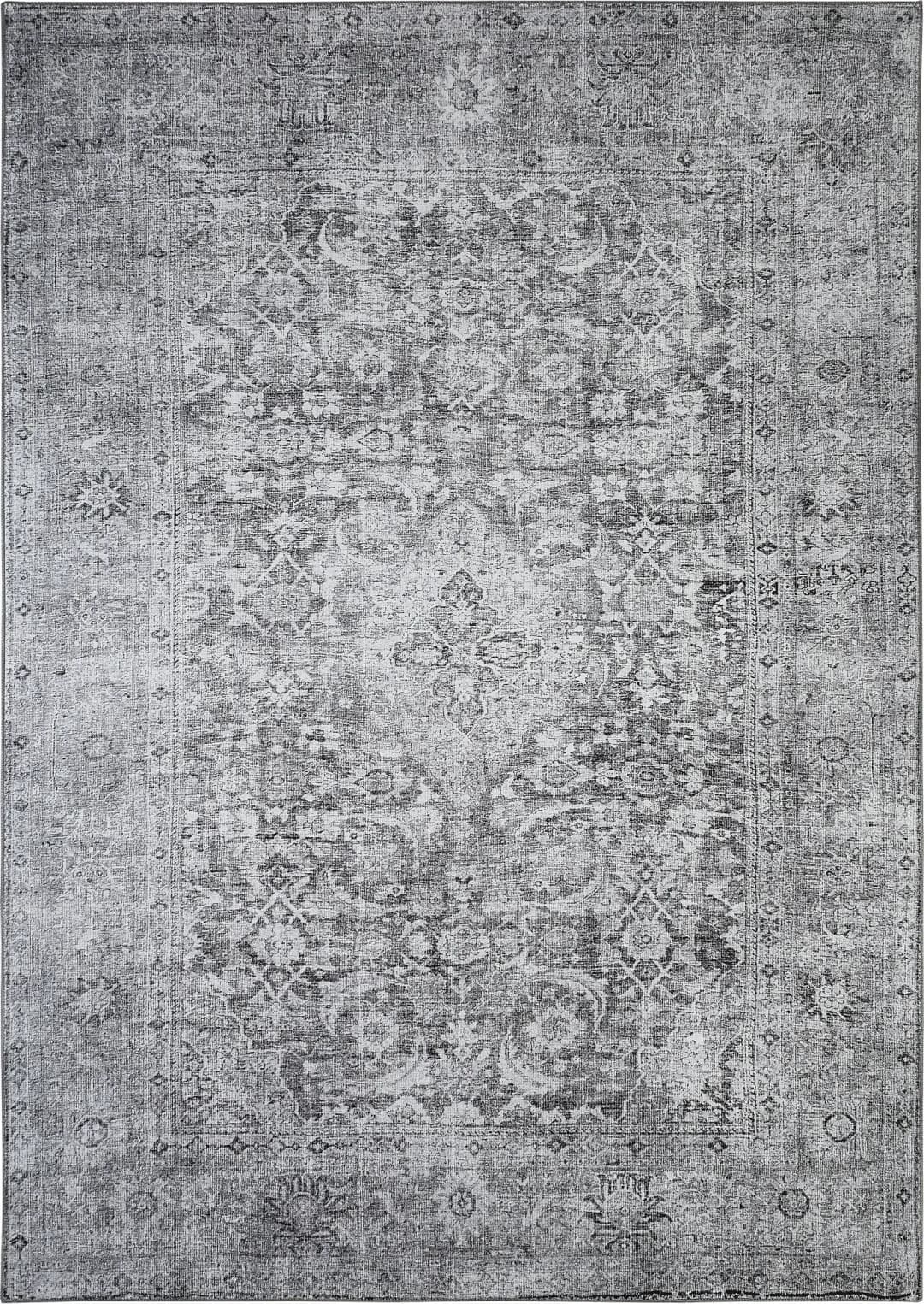 Lago Outdoor-Teppich 240 x 340 cm Grau/Anthrazit