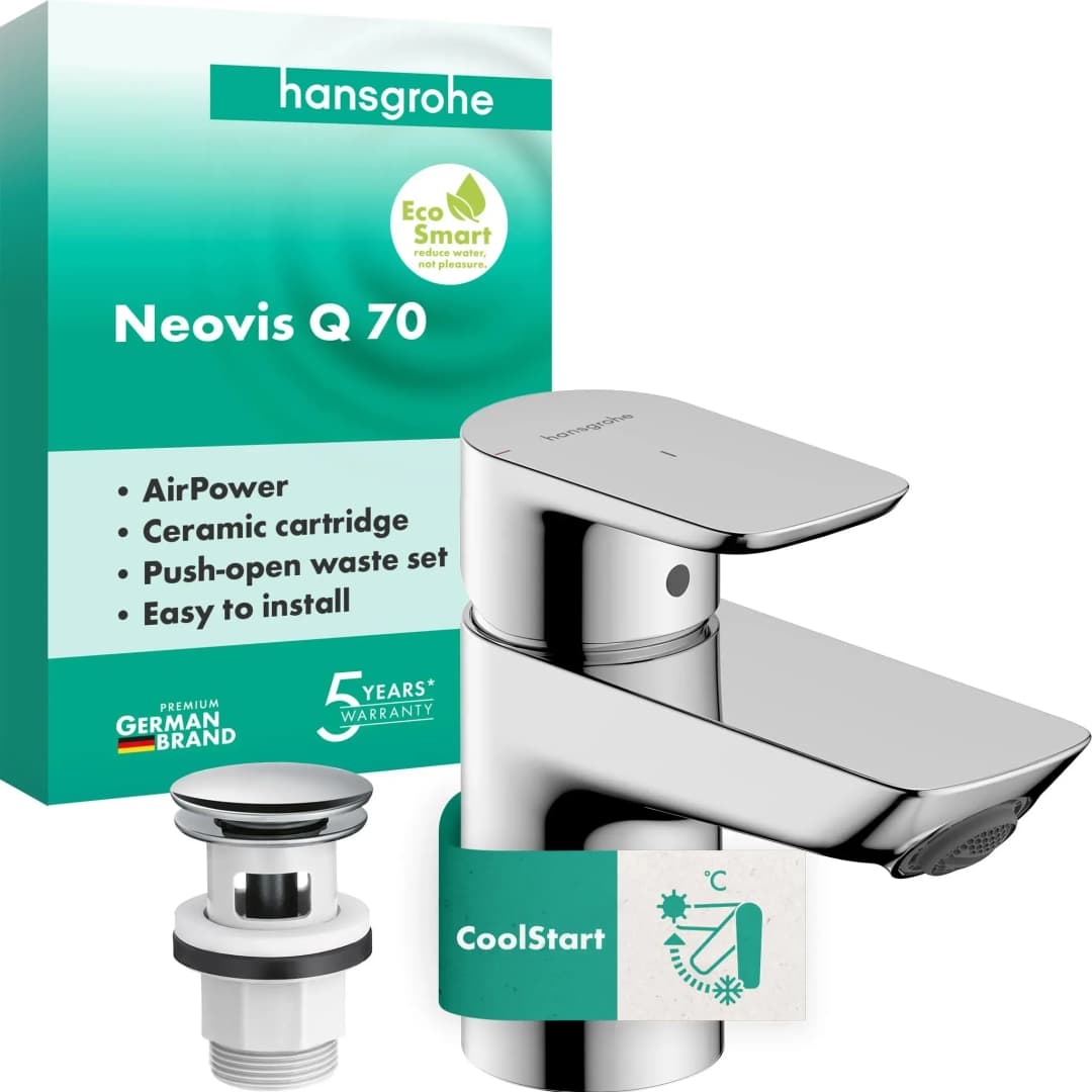 Neovis Q Waschtischarmatur 70 Chrom