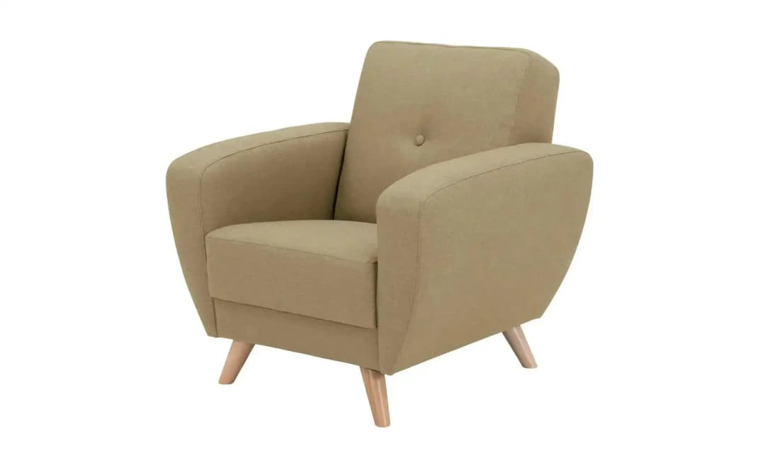Sessel Jerry Flachgewebe 83 x 85 x 0 cm Beige