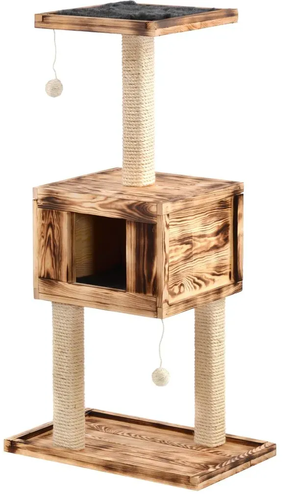 Finn Junior Kratzbaum 60 x 45 x 197 cm beige