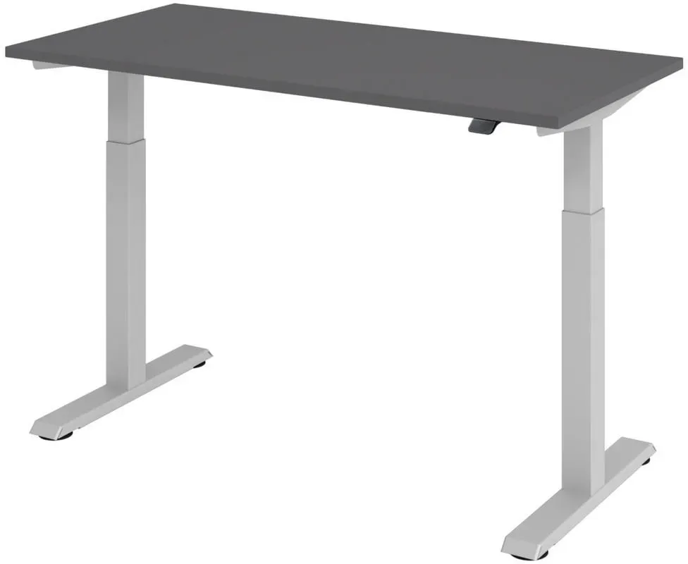 Schreibtisch elektrisch Graphit