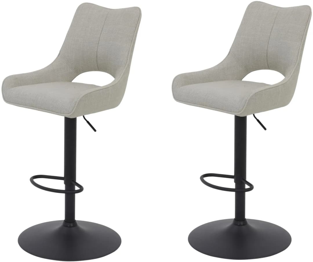 Barhocker Rockport Webstoff beige 2er Set