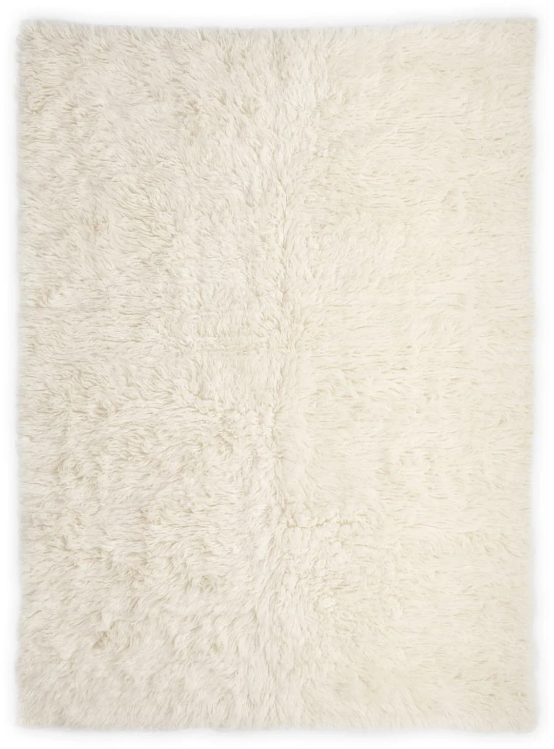 Flokos 1 Wollteppich 250 x 350 cm Beige