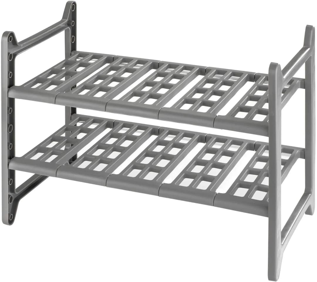 Küchen-Unterschrankregal Flexi 45 - 80 x 39 x 28 cm Grau