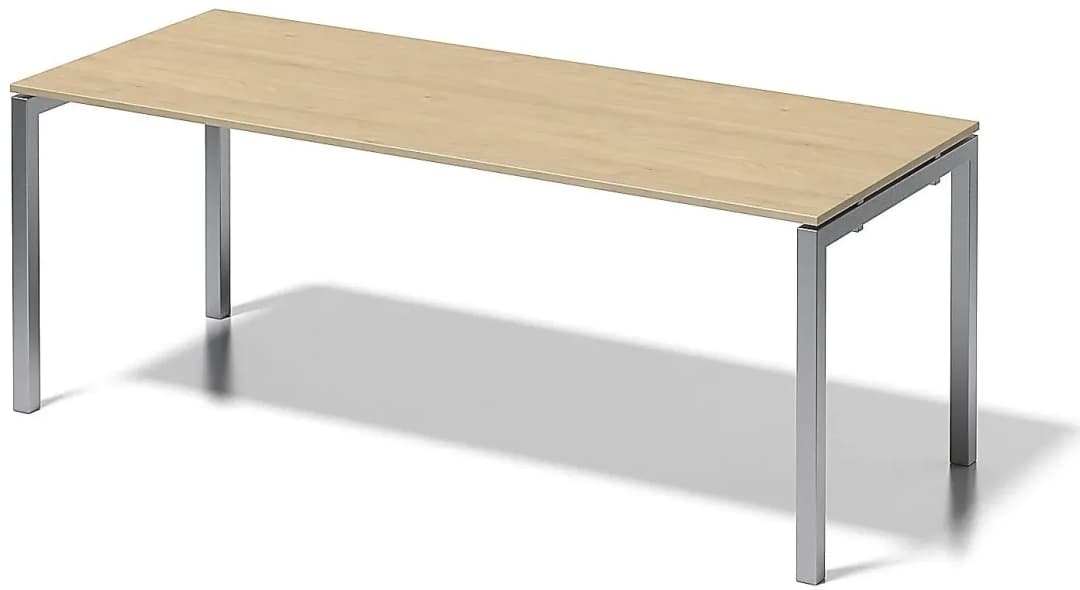 Schreibtisch Cito Ahorn / Silber
