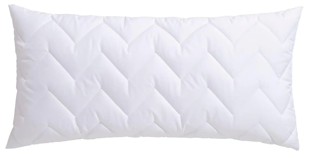 Sartes Kopfkissen 40 x 80 cm Weiß