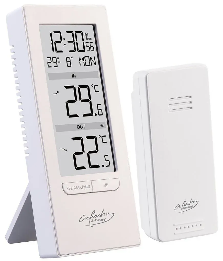 Digitale Temperaturstation Weiß 35.1129