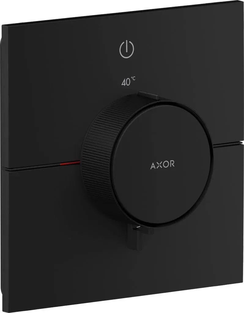 AXOR ShowerSelect ID Duschthermostat eckig für 1 Verbraucher Mattschwarz 36757670