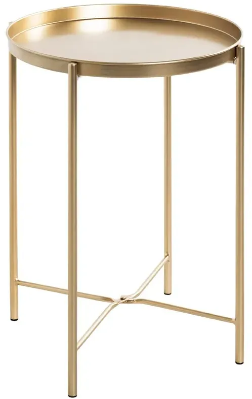 Beistelltisch - gold Ø Maße (cm): H: 50 Ø: 39.0