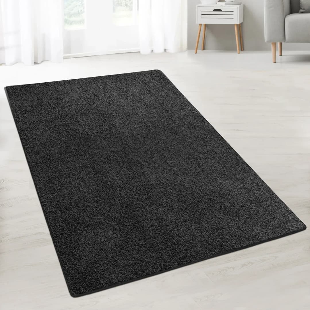 Barcelona Shaggyteppich 100 x 400 cm schwarz