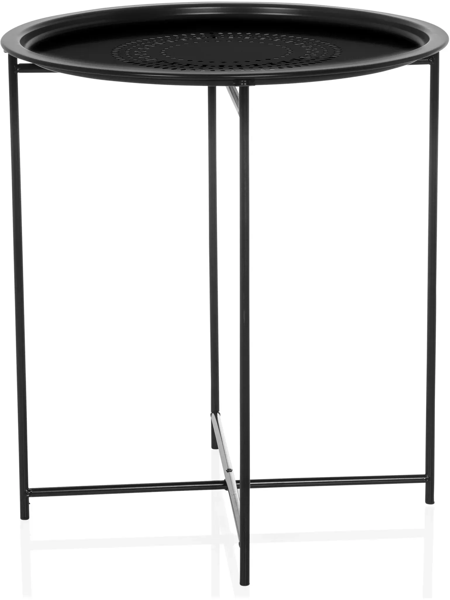 ALLRUND Schwarz Metall 45,0 x 45,0 x 52,0 cm
