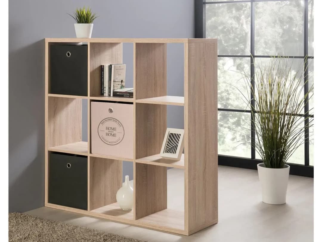 Raumteiler 107 x 107 x 33 cm Eiche