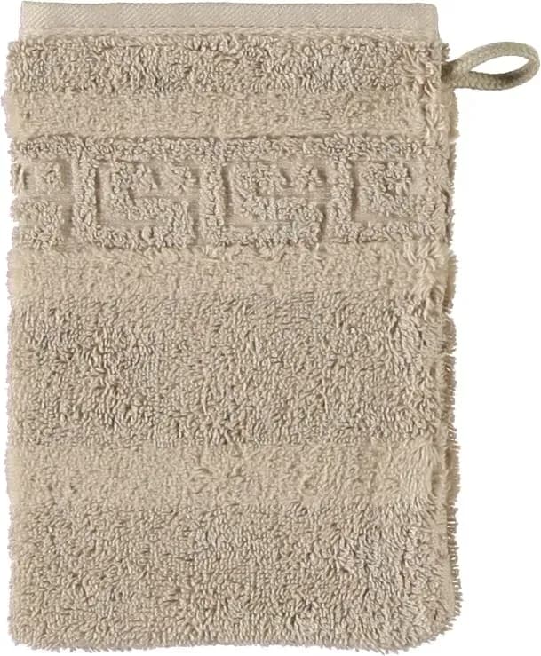 Noblesse Uni 1001 Waschhandschuh 16 x 22 cm sand