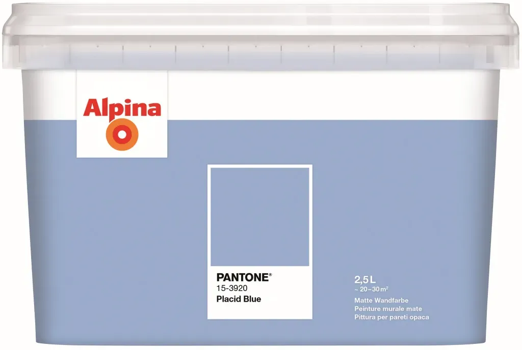 Wandfarbe Placid Blue matt 2,5 l
