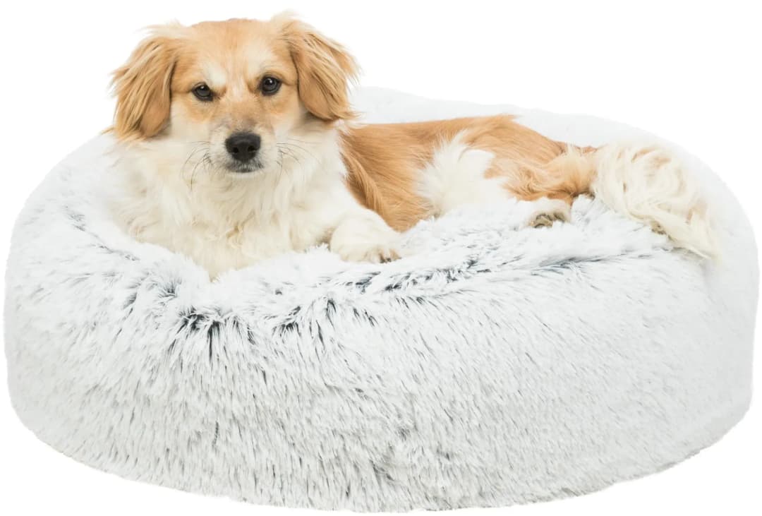 Hundekissen Harvey Ø60 cm schwarz-weiß