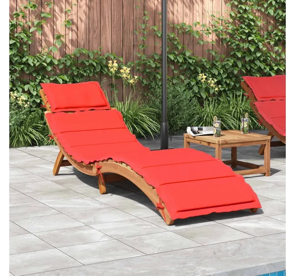Sonnenliege 96 x 59 x 24 cm Rot
