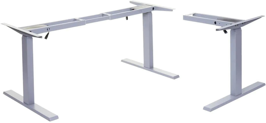 Eckschreibtisch MCW-D40 grau