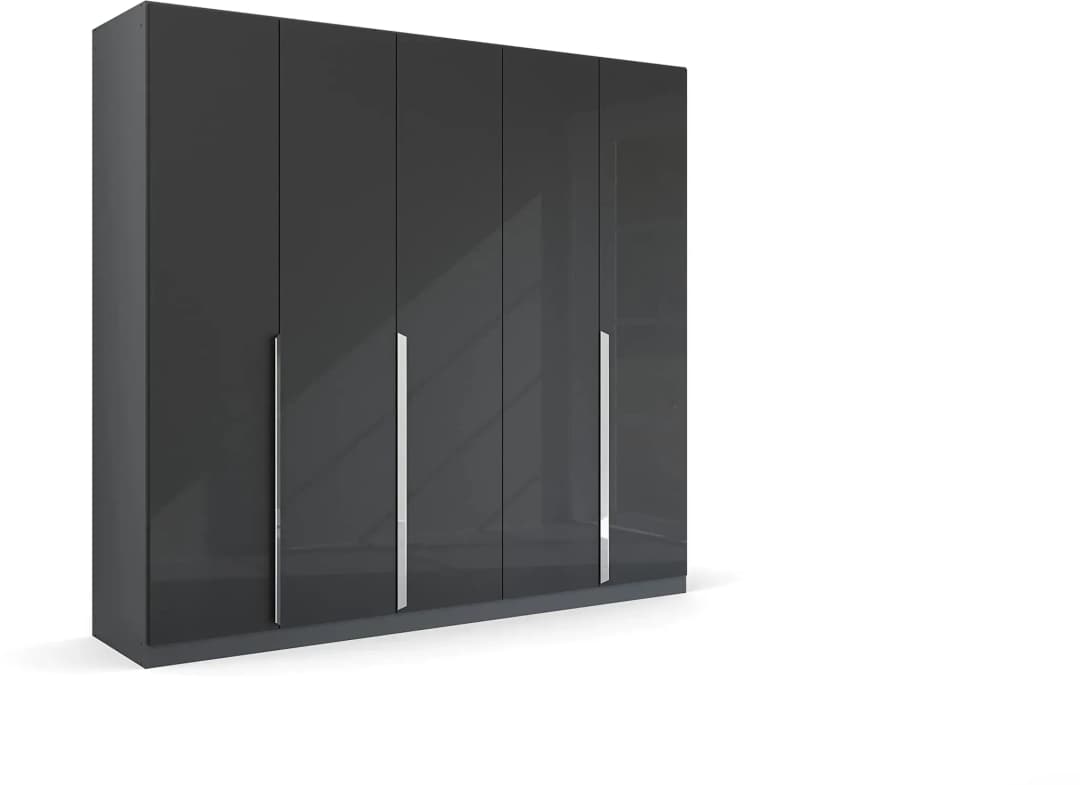 Drehtürenschrank Glamour by Quadra Spin 226 x 210 x 54 cm Grau