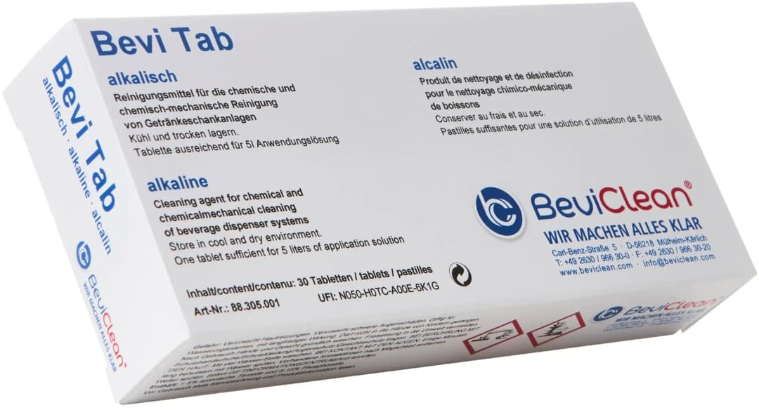 Bevi Tab Alkalisch Reinigungstablette für Schankanlagen