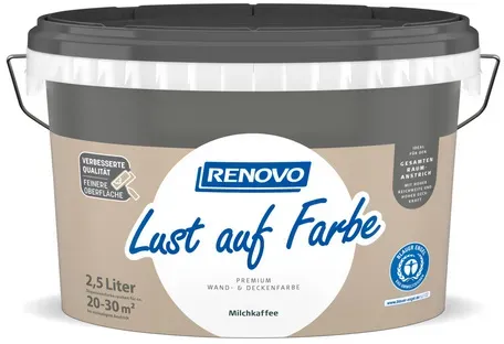 Wandfarbe Lust auf Farbe Milchkaffee 1 l