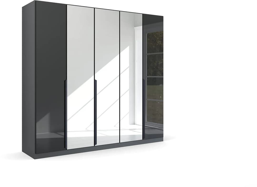 Drehtürenschrank Modern by Quadra Spin 226 x 210 x 54 cm Grau