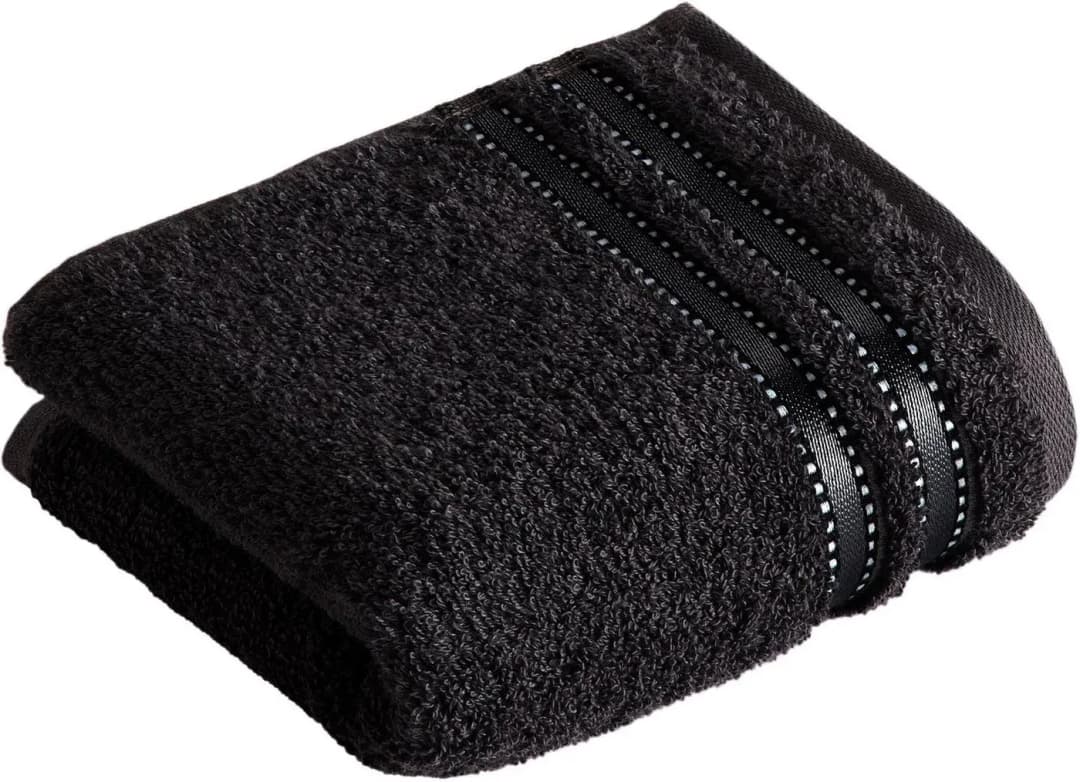 Cult de Luxe Seiftuch 30 x 30 cm schwarz 3 St.