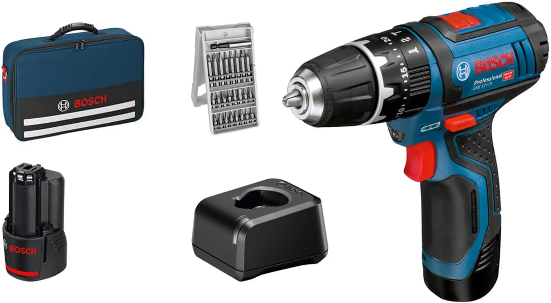 GSB 12V-15 Professional inkl. 2 x 2 Ah 06019B690K