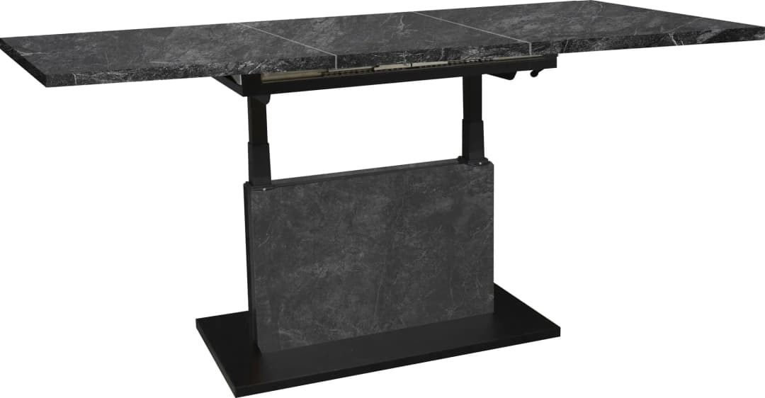 Lift Couchtisch Schwarz 120 x 70 x 56-75 cm