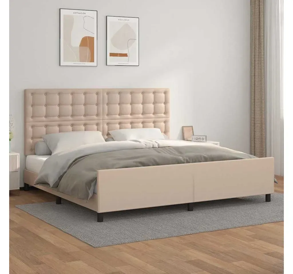 Bettgestell 200 x 200 cm H2 Braun