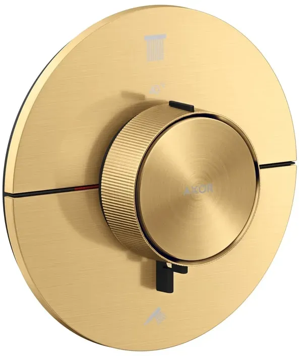 ShowerSelect ID Duschthermostat rund für 2 Verbraucher Polished Red Gold 36750300