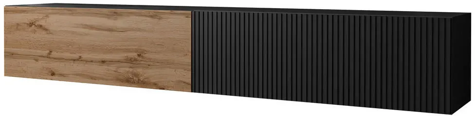 Capital TV-Lowboard 200x31 cm Braun/PVC/MDF/Holzwerkstoff