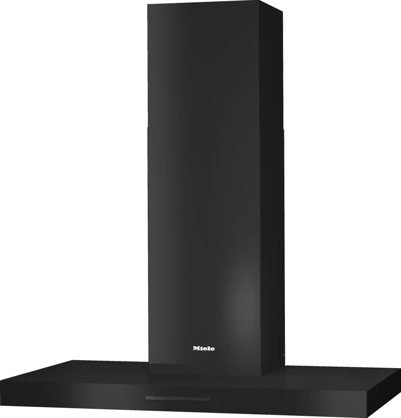 PUR 98 W Wandhaube 90 cm Schwarz