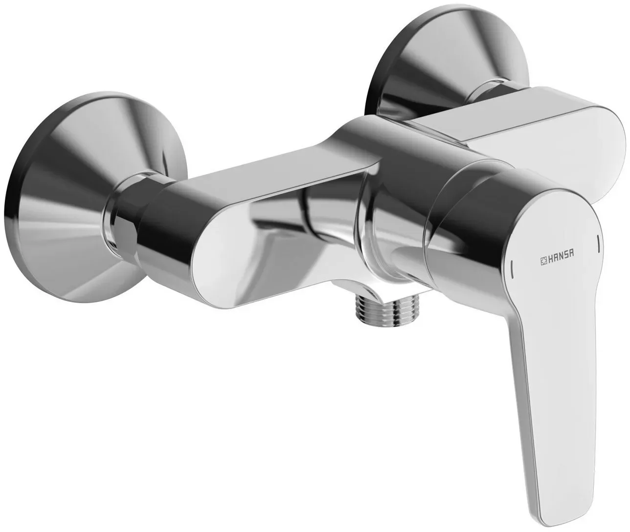 Hansapolo Duscharmatur Aufputz für 1 Verbraucher Chrom 51450163
