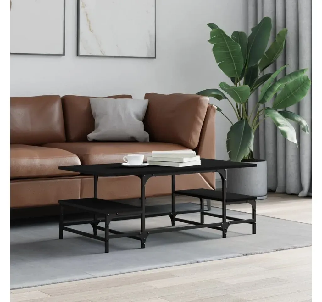 Couchtisch Schwarz Holzwerkstoff 100 x 50,5 x 40 cm
