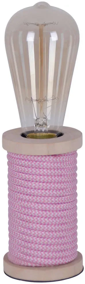 Tischleuchte "MAX" pink/weiß h: 12cm