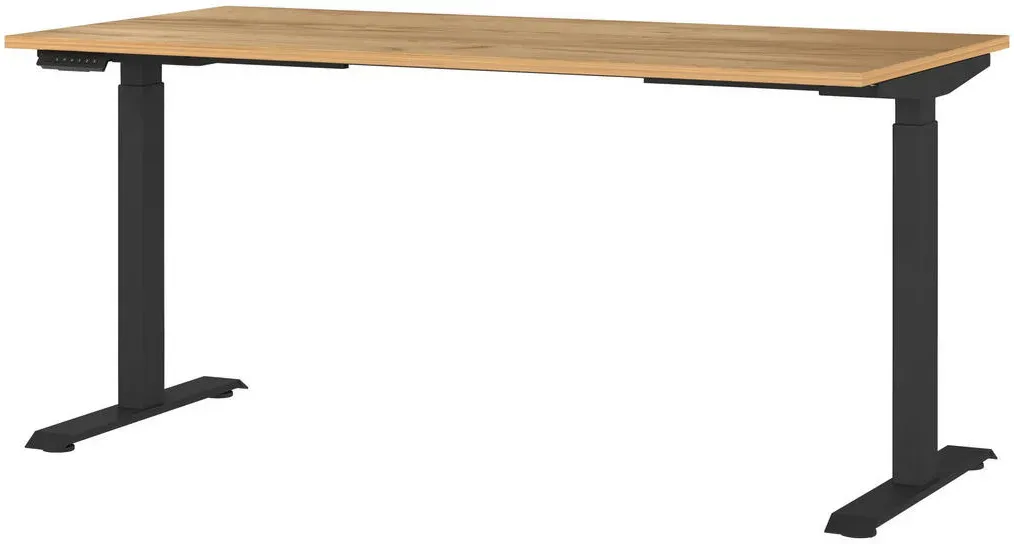 Schreibtisch Jet Eiche / Schwarz
