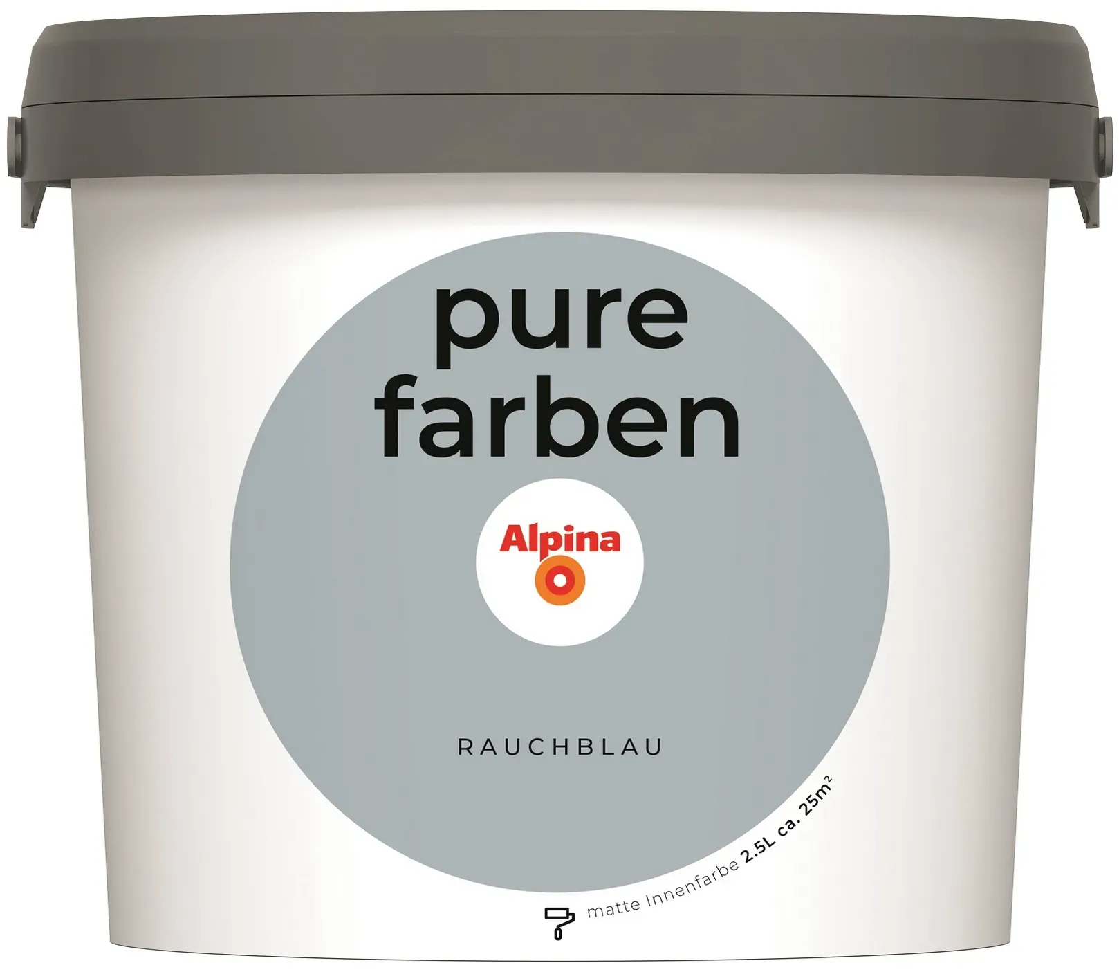 Wandfarbe Rauchblau 2,5 l